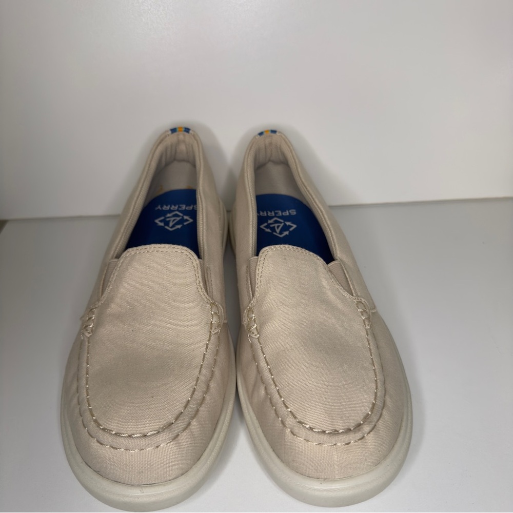 Sperry Women's Cream Slip-On Loafers